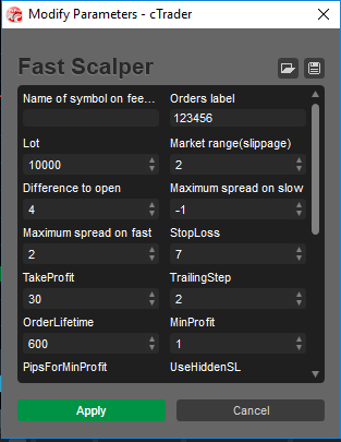 ctrader arbitrage parameters