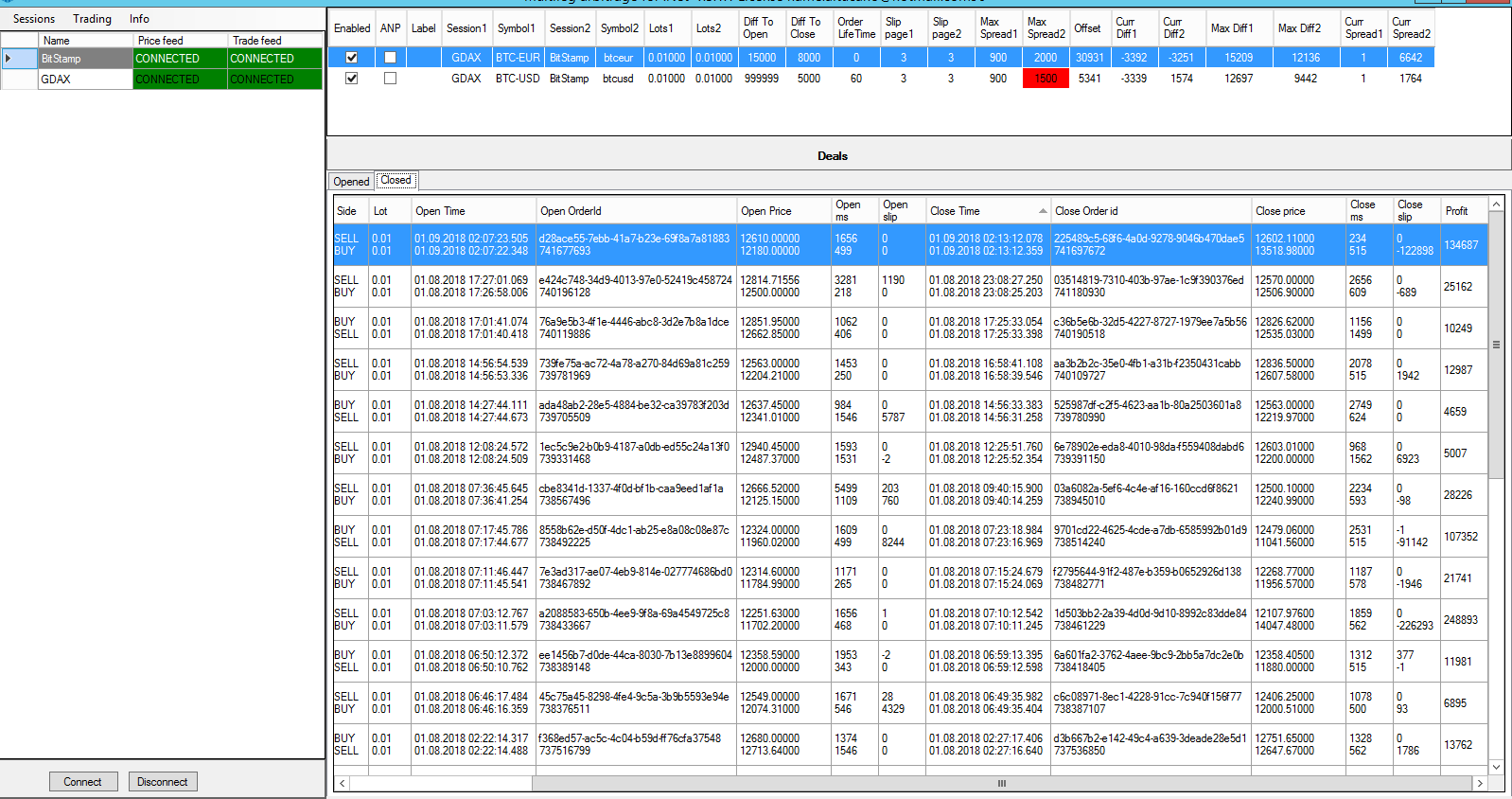 crypto arbitrage monitor