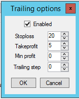 crypto arbitrage bot - trailing stop